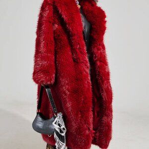 AKIRA Label Majour Fur Coat - BRAND NEW - NWT (S/M)